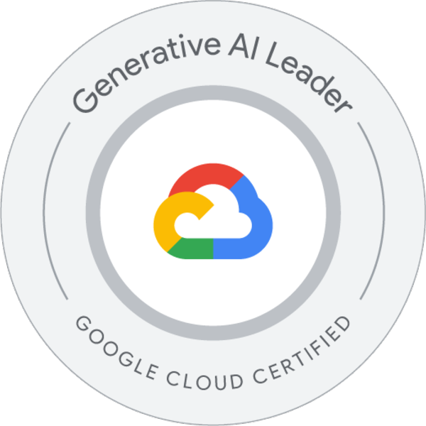 Offical Google Cloud Generative AI Leader Certification Holder