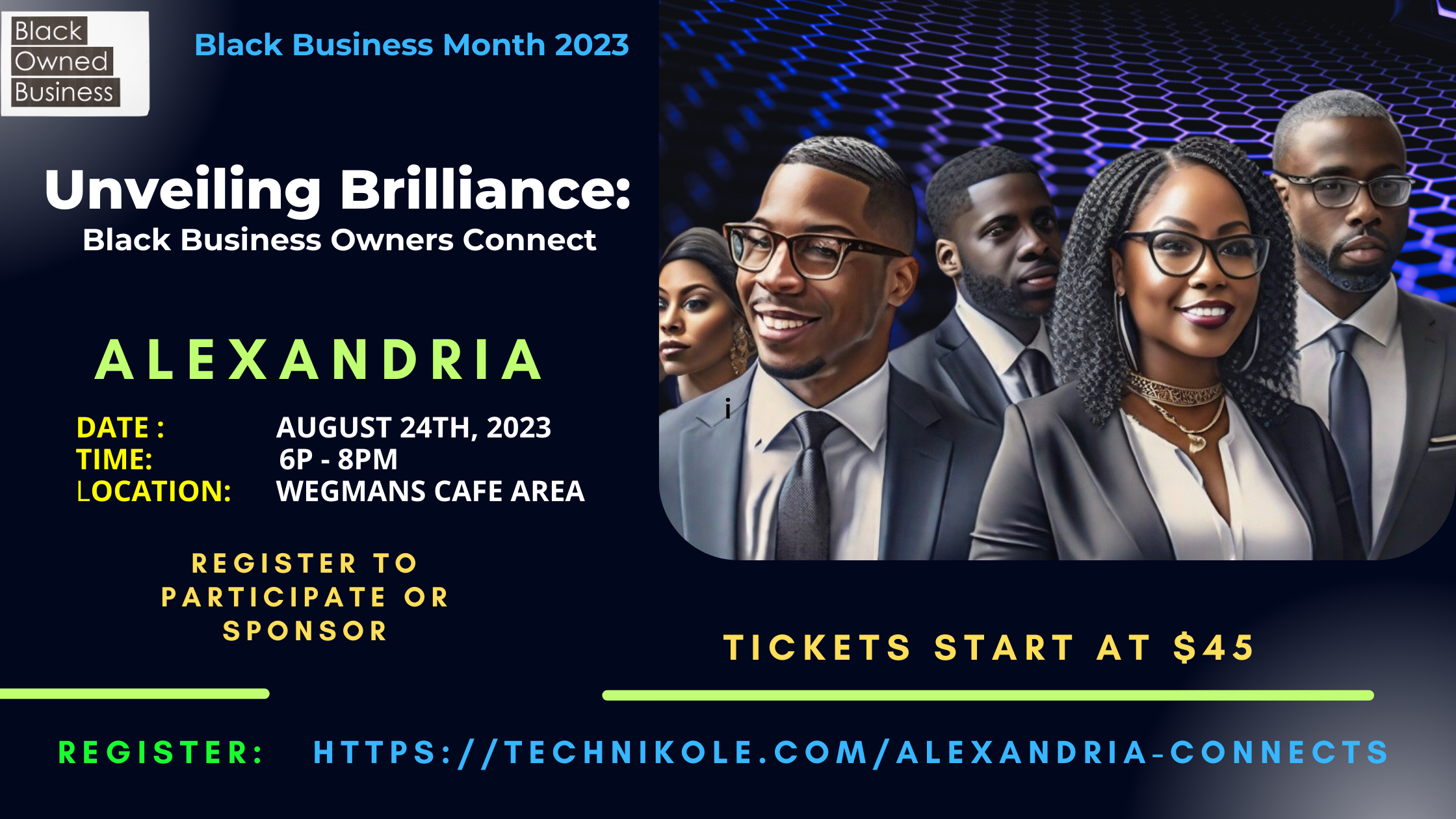 Unveiling Brilliance, Black Business Owners Connect 2023, Alexandria, VA 